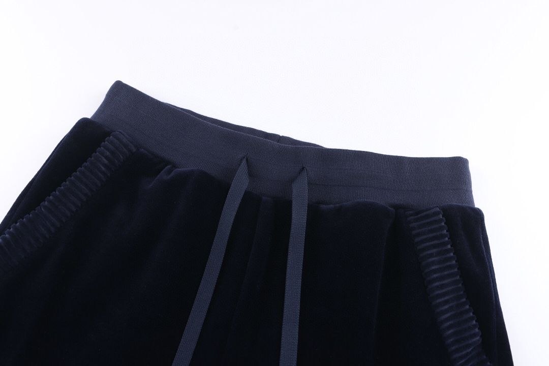 1V Solid Velvet Trousers image 3