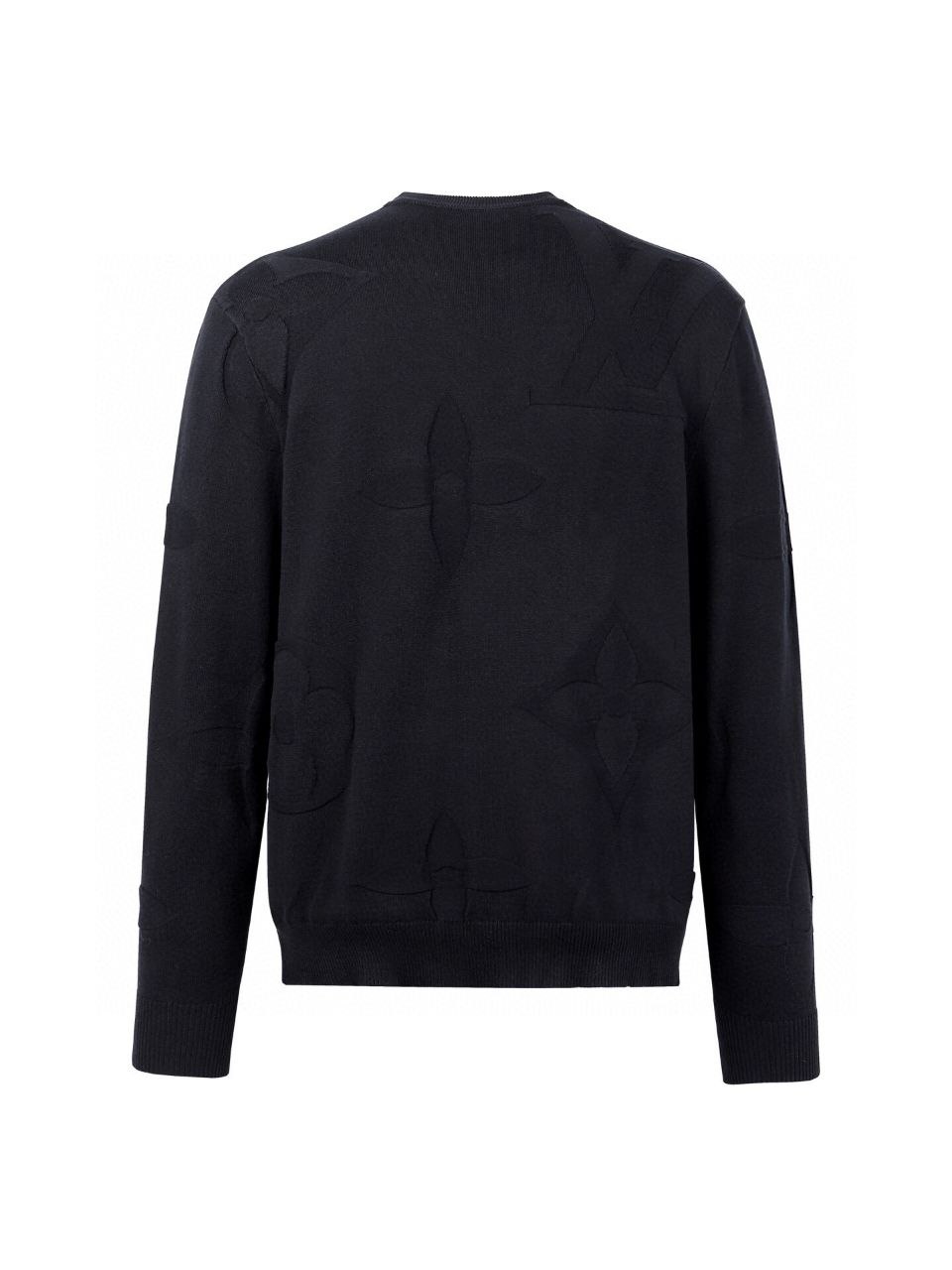 1V Relief Jacquard Knit Sweater image 2