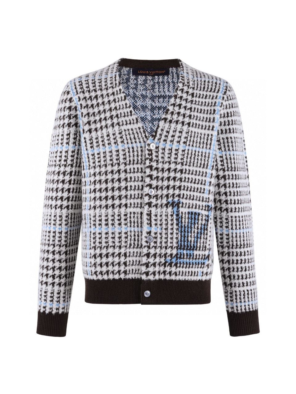 1V V-Neck Cashmere Knit Cardigan image 3