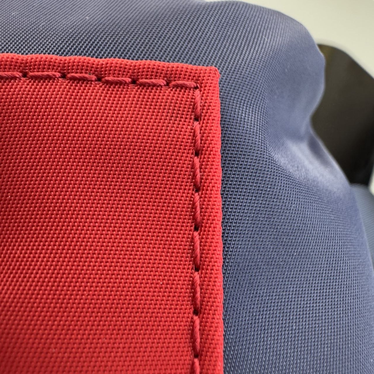 Pr@da Nylon Messenger — Red & Blue image 5