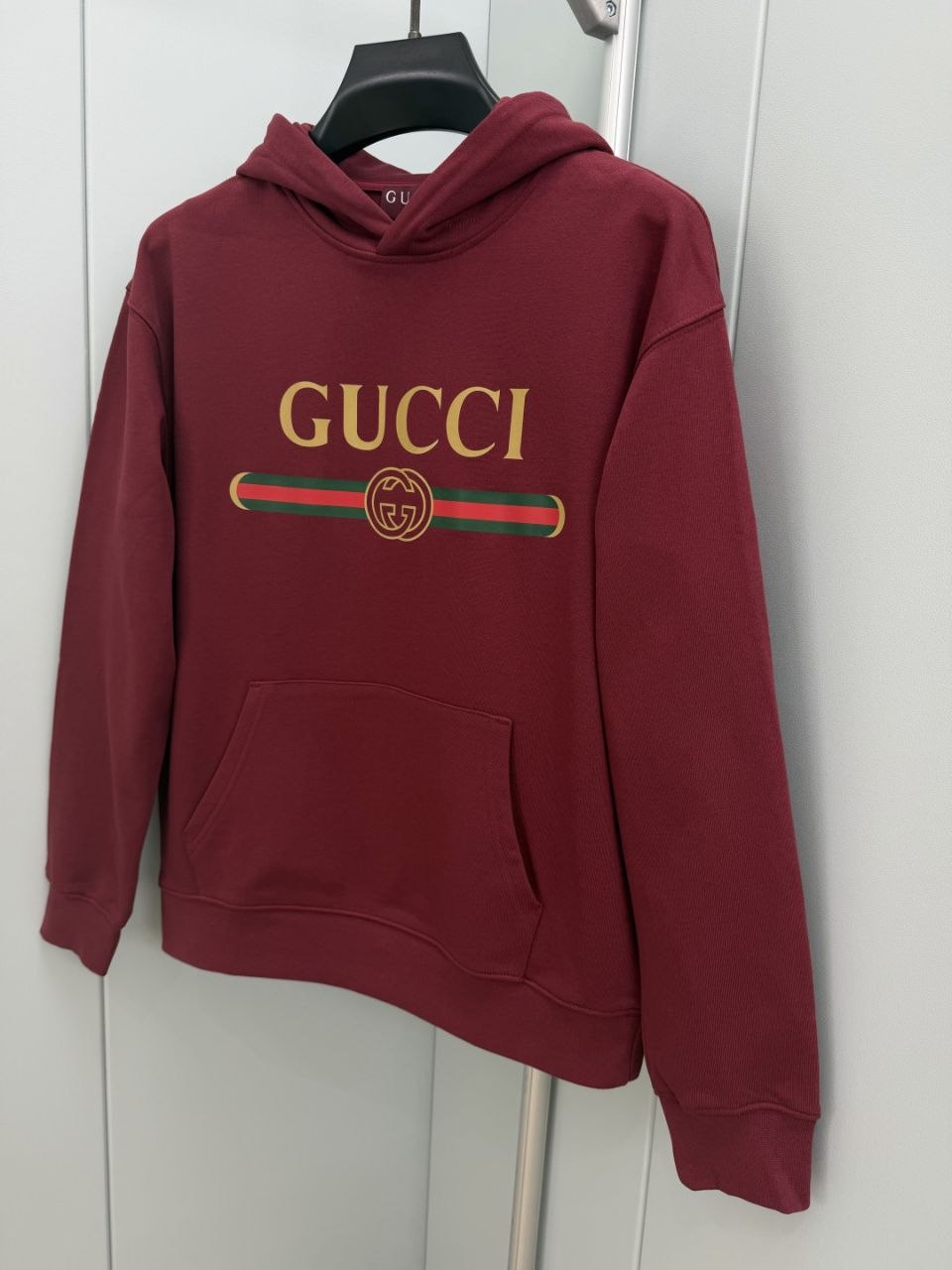 Guc1 FW26 GG Web Print Hoodie image 2