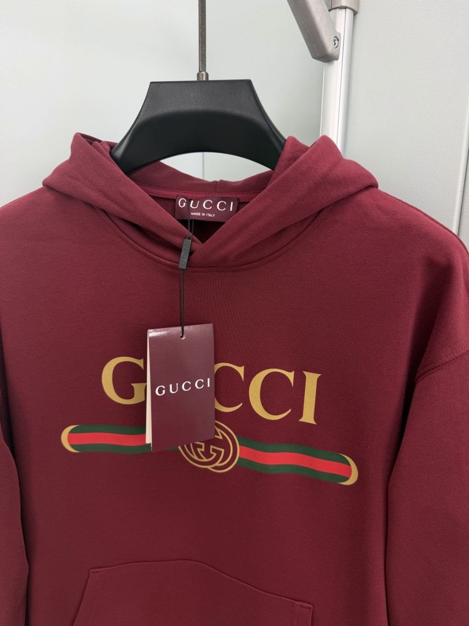 Guc1 FW26 GG Web Print Hoodie image 4