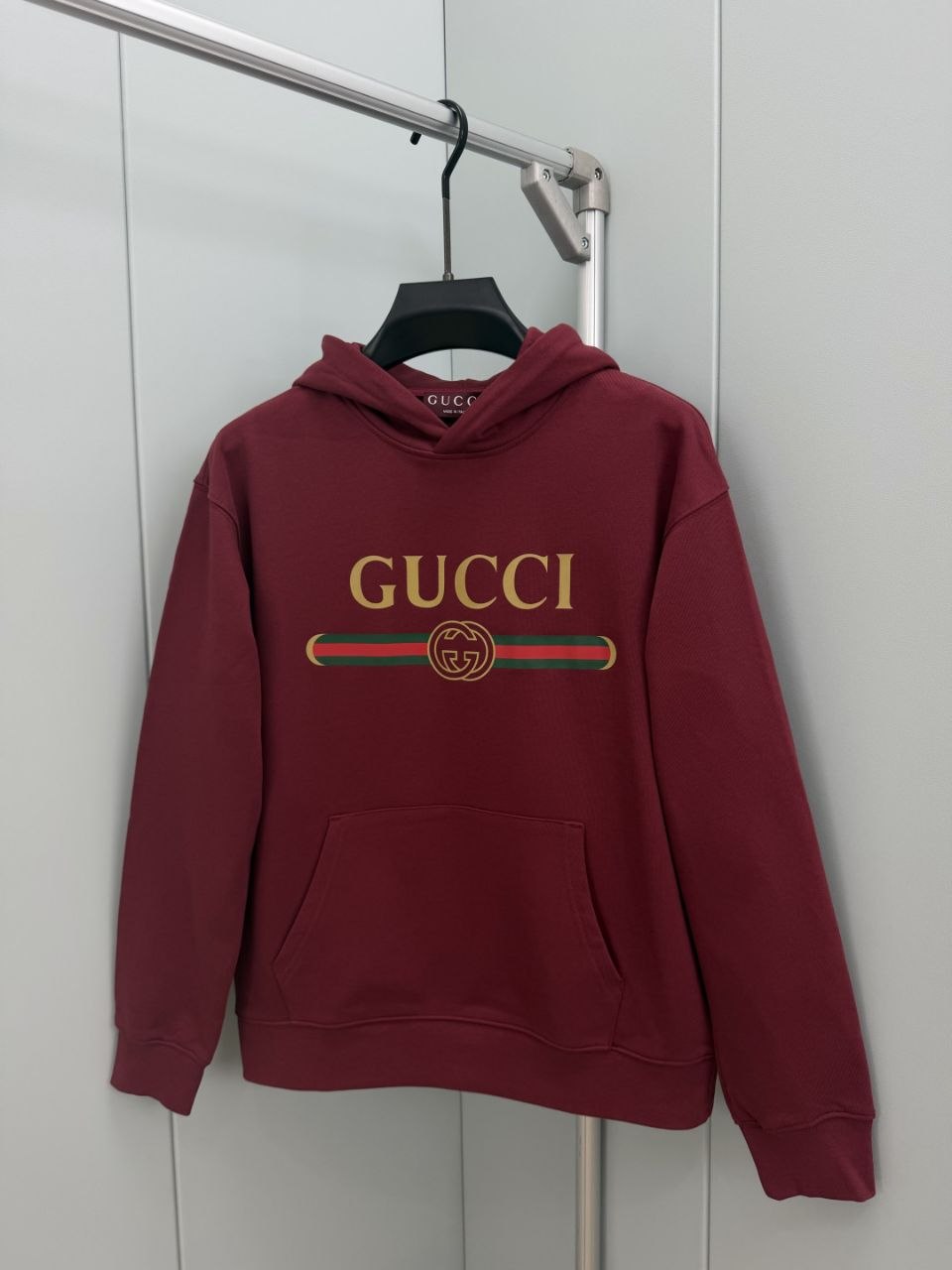 Guc1 FW26 GG Web Print Hoodie image 6
