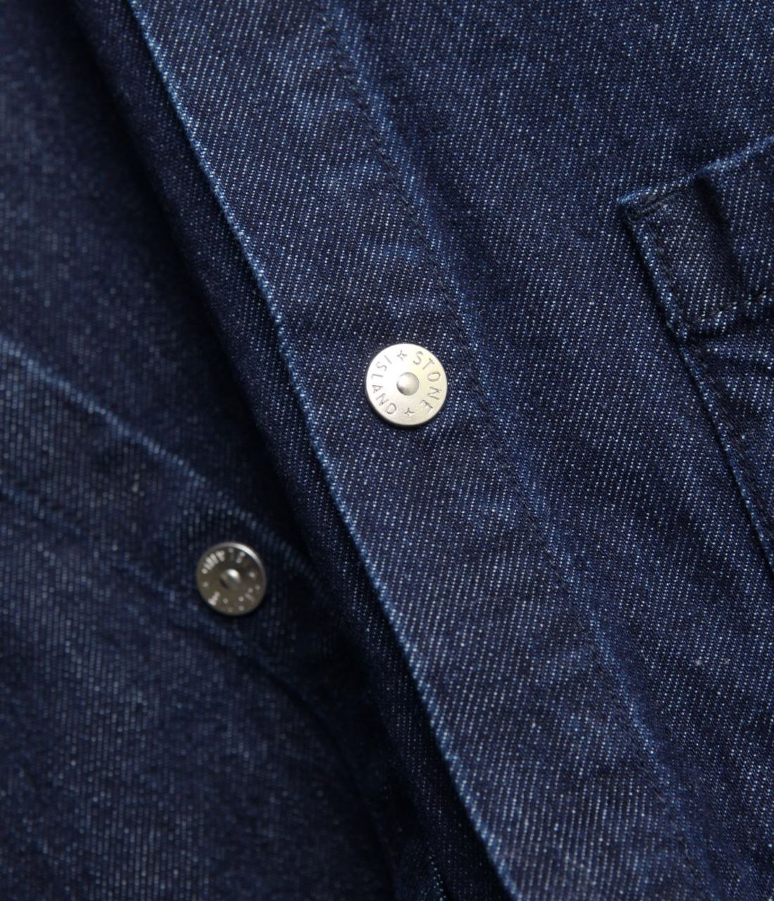 Stone 1sland 26SS Compass-Badge Denim Shirt image 5