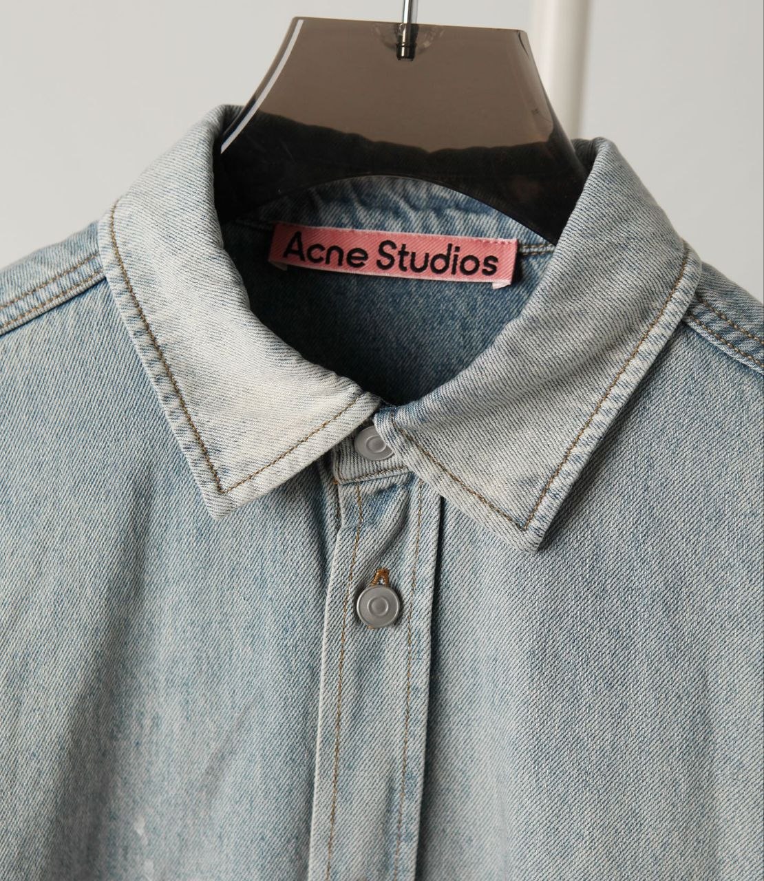 Acne Studios 26FW Gradient Drip-Dye Denim Shirt image 6
