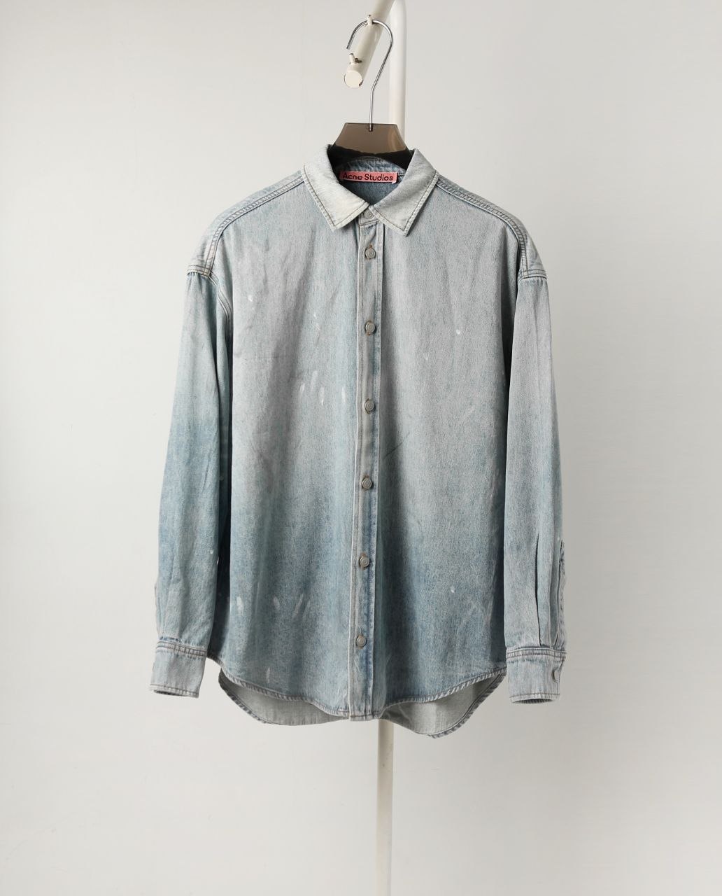 Acne Studios 26FW Gradient Drip-Dye Denim Shirt image 8