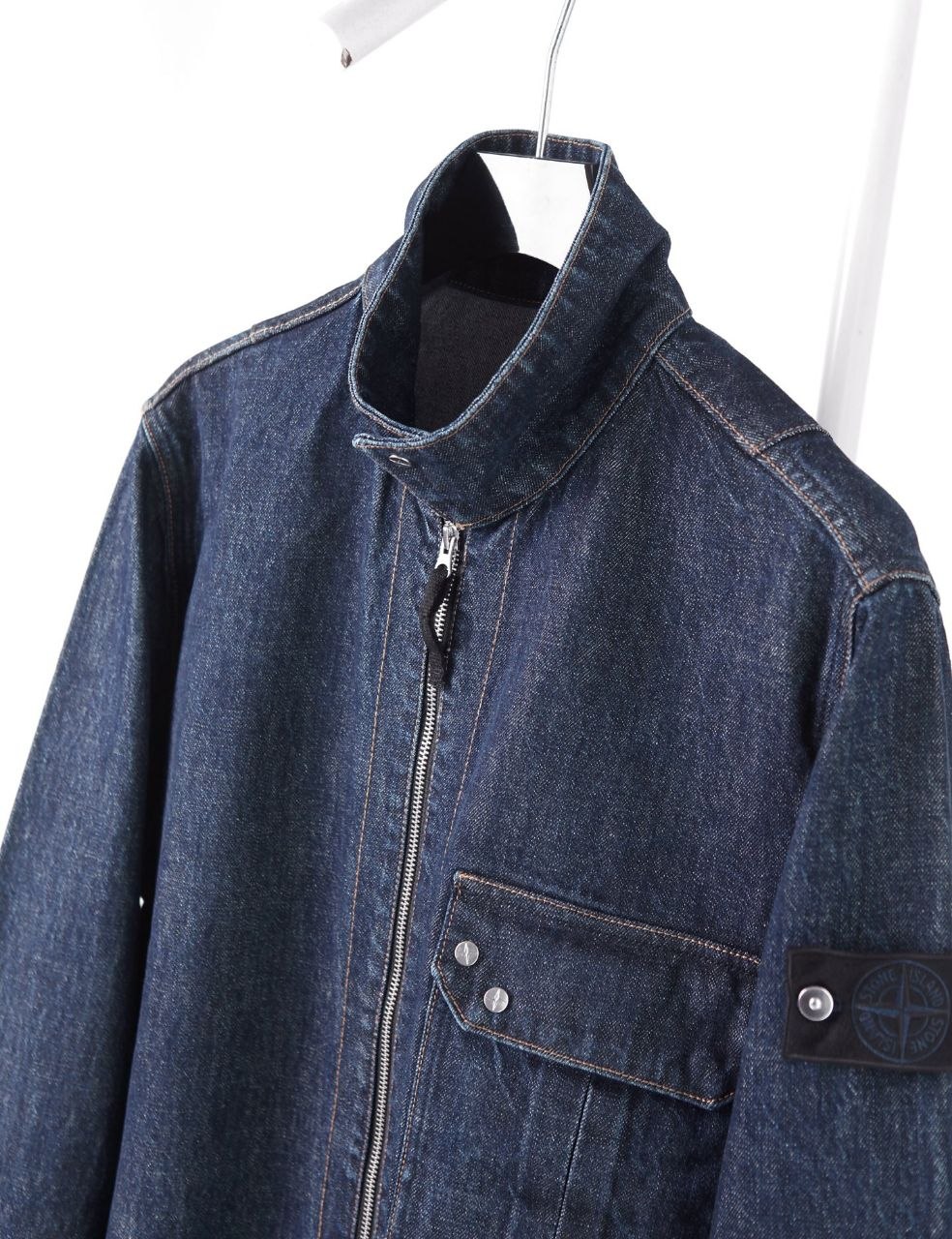 Stone 1sland 26FW Zip Denim Jacket — Set 1