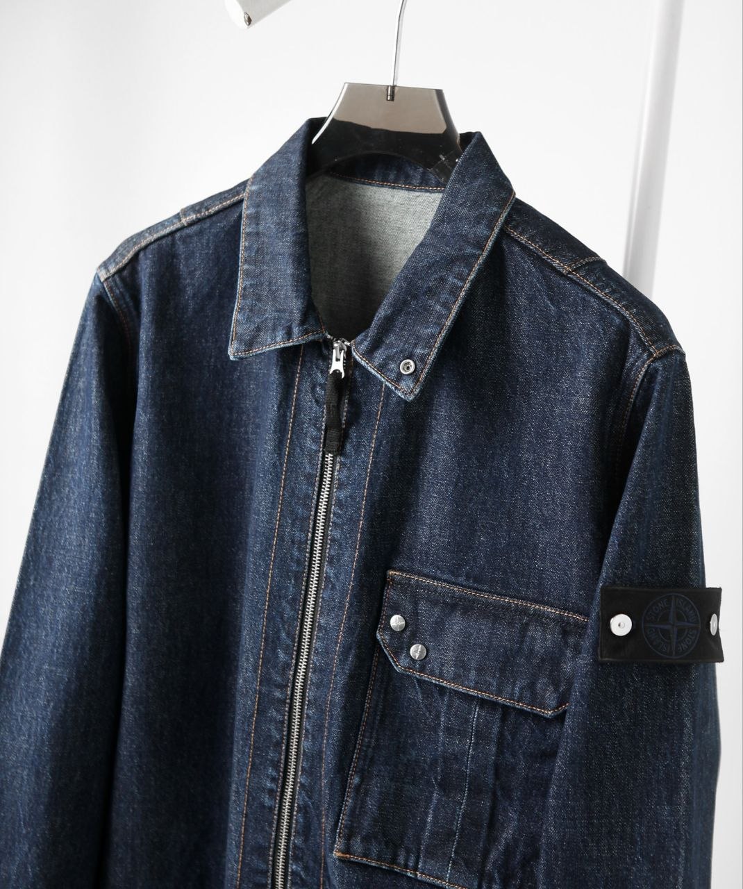 Stone 1sland 26FW Zip Denim Jacket — Set 1 image 2