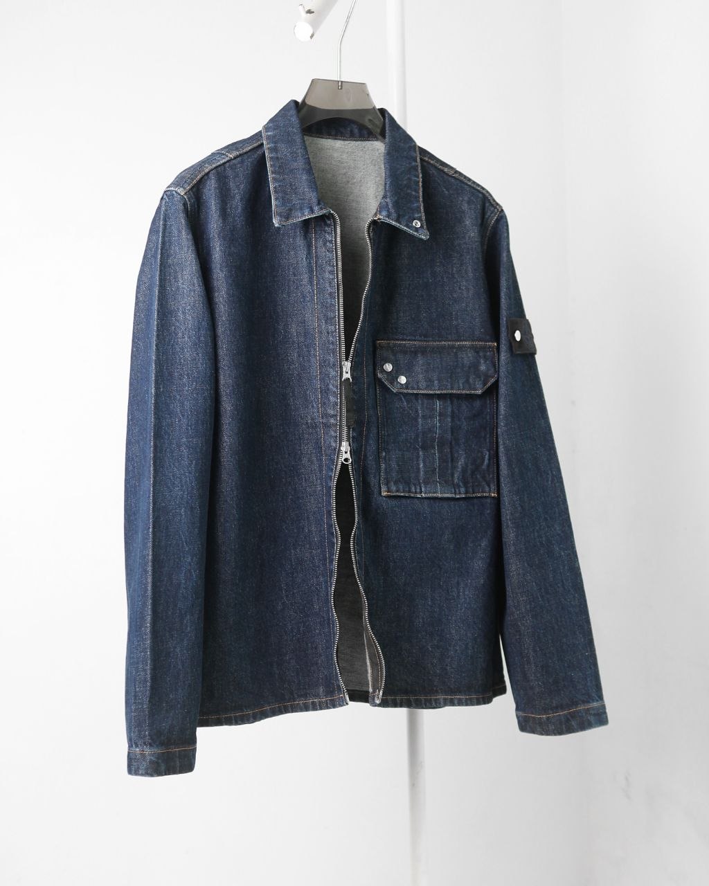 Stone 1sland 26FW Zip Denim Jacket — Set 1 image 3