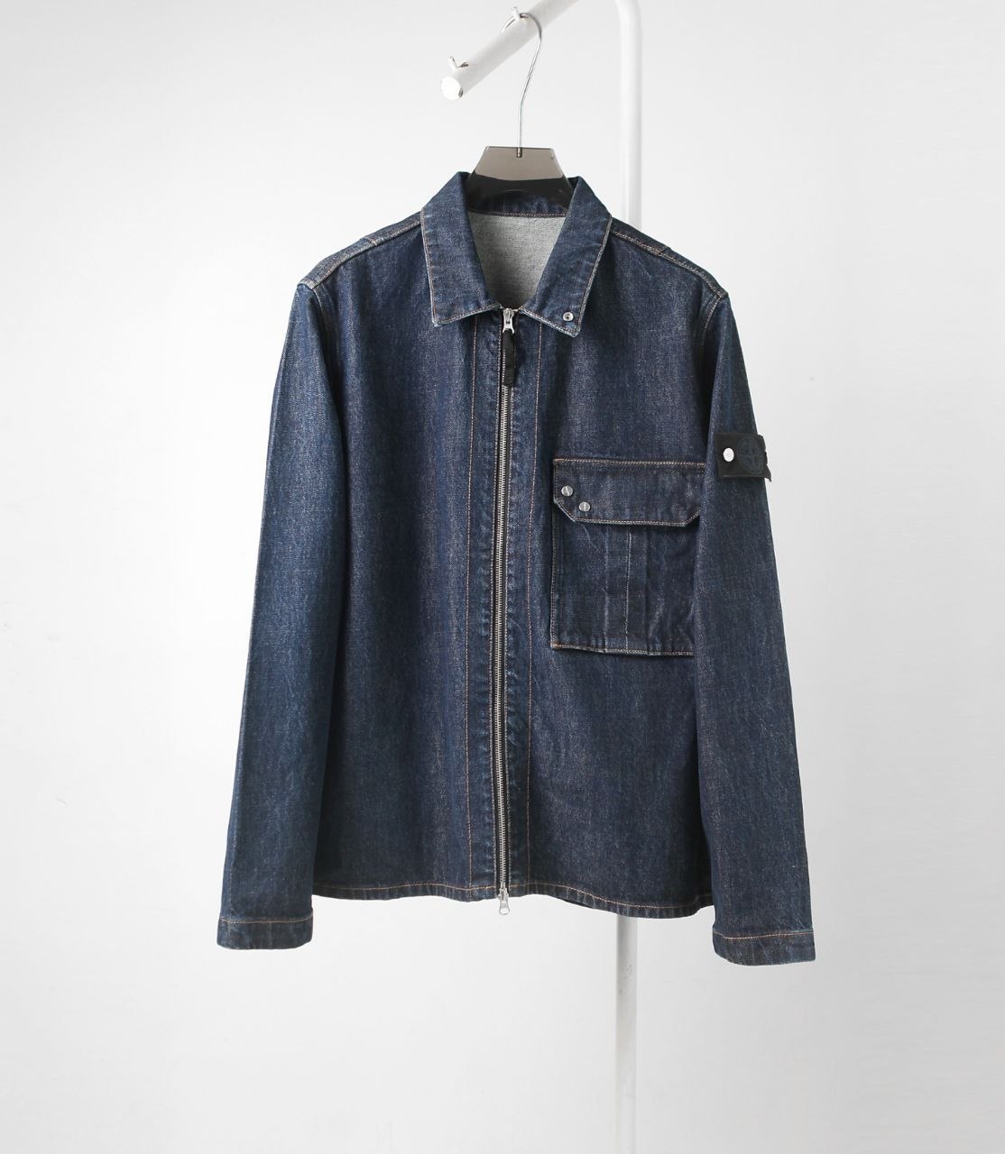 Stone 1sland 26FW Zip Denim Jacket — Set 1 image 6