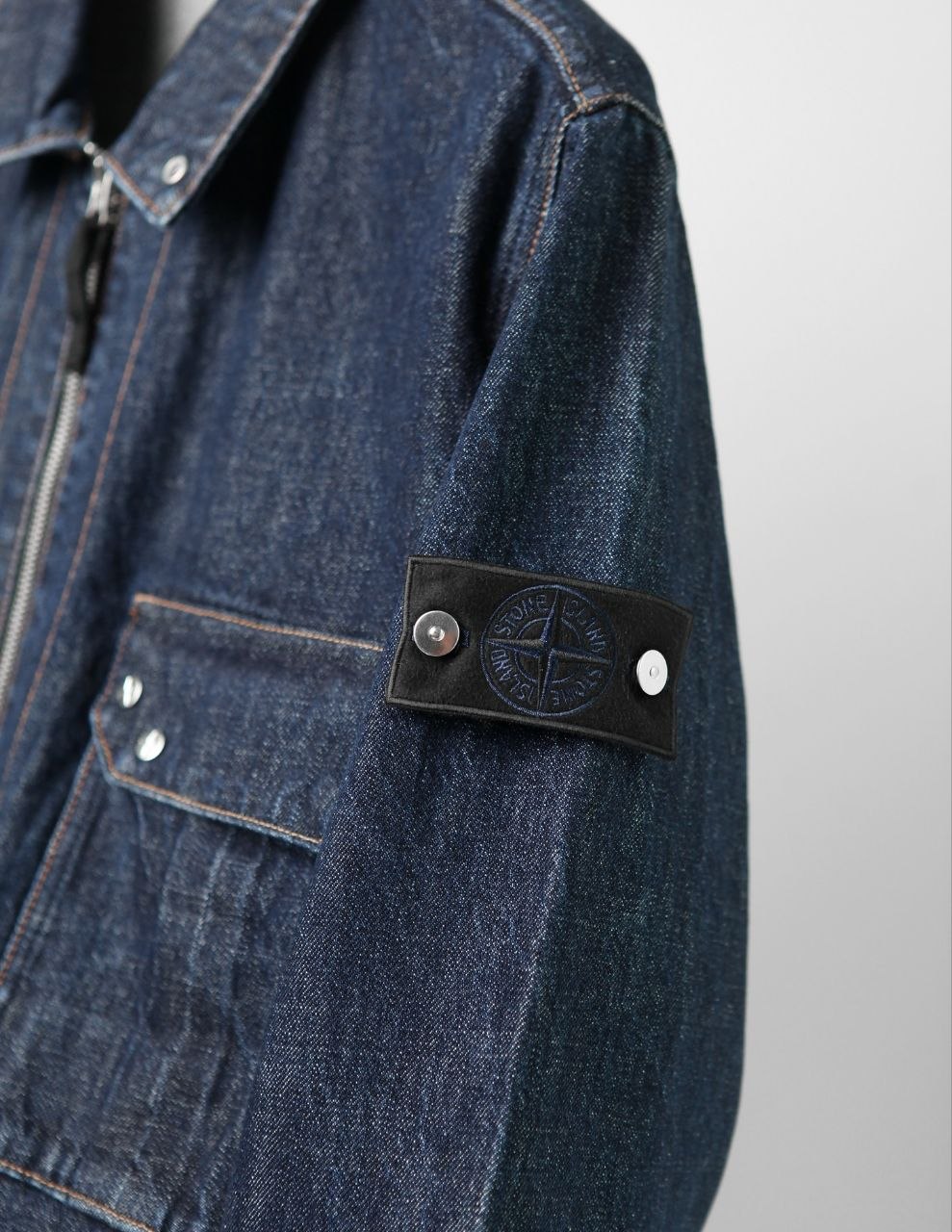 Stone 1sland 26FW Zip Denim Jacket — Set 1 image 7