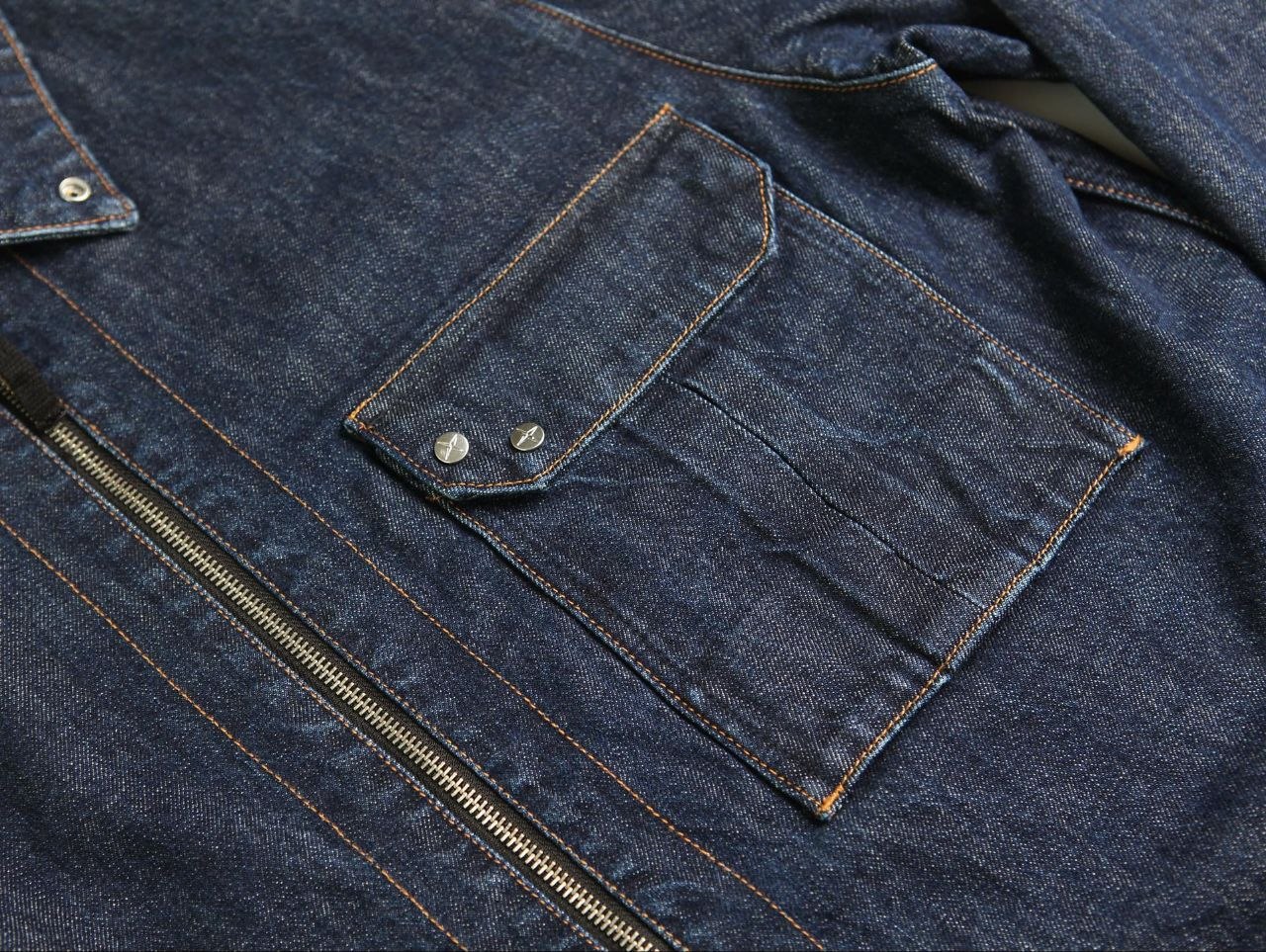 Stone 1sland 26FW Zip Denim Jacket — Set 2 image 4