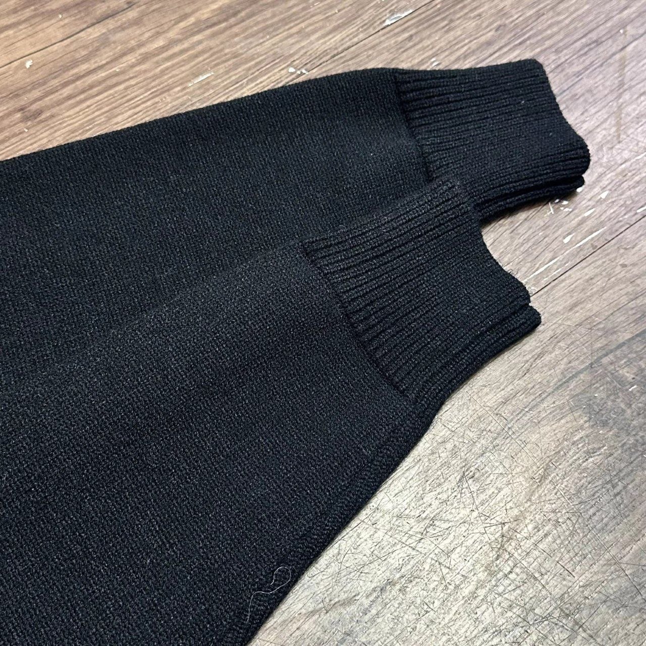 Stone 1sland Knit Sweater — Black image 5