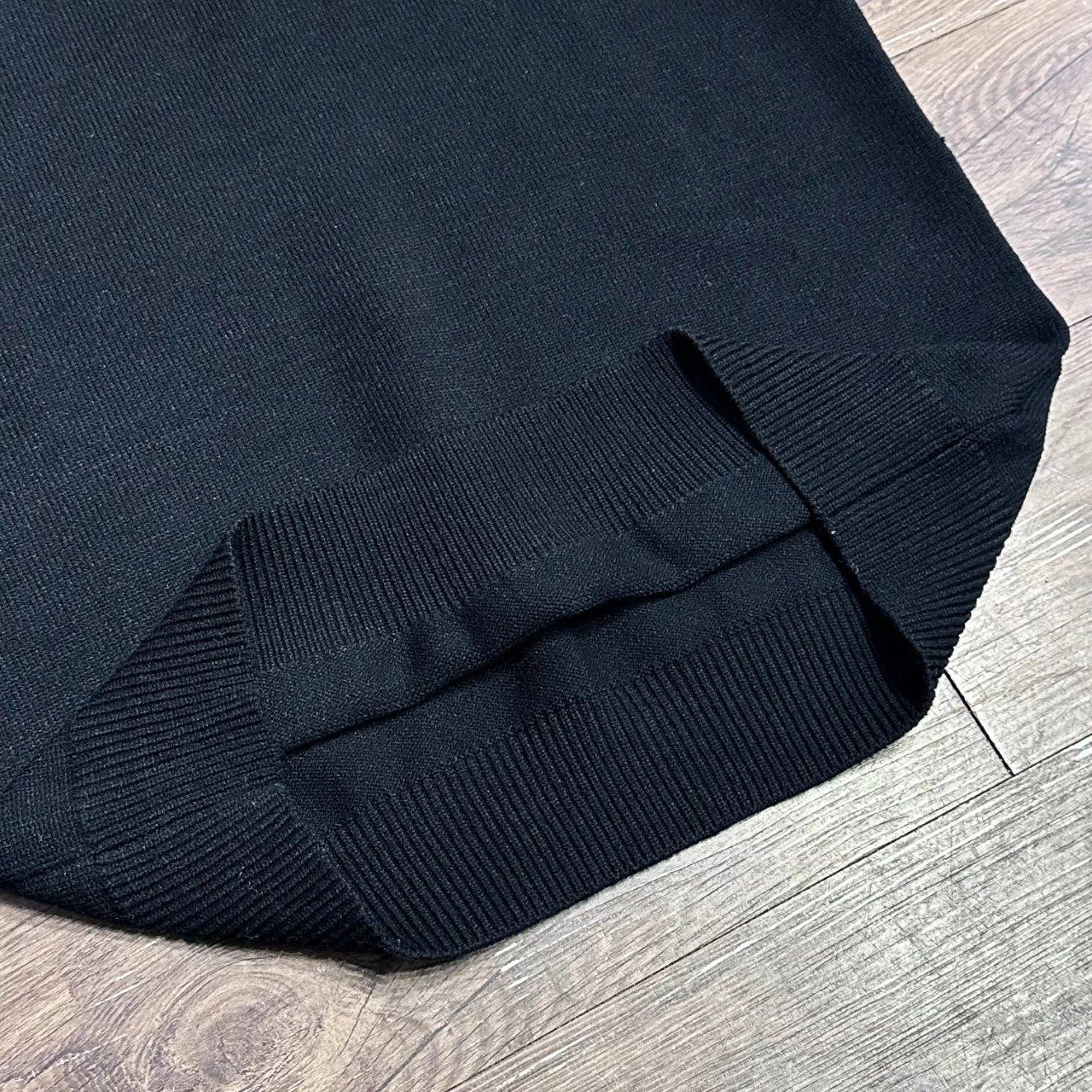 Stone 1sland Knit Sweater — Black image 8