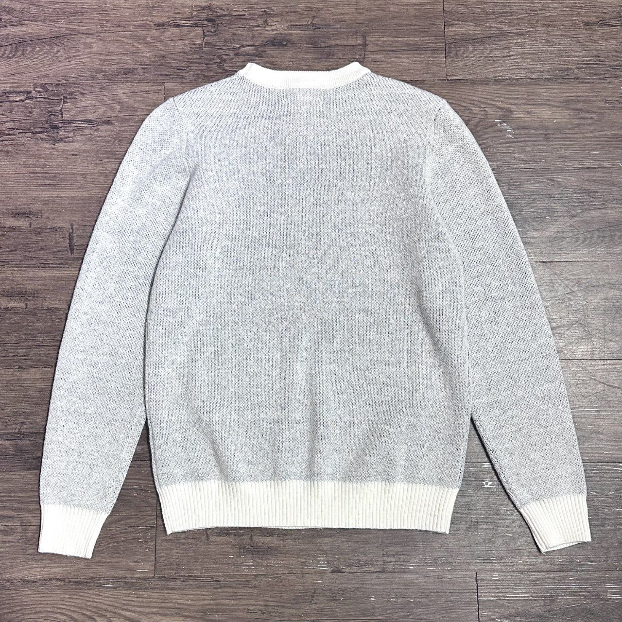 Stone 1sland Knit Sweater — White image 2