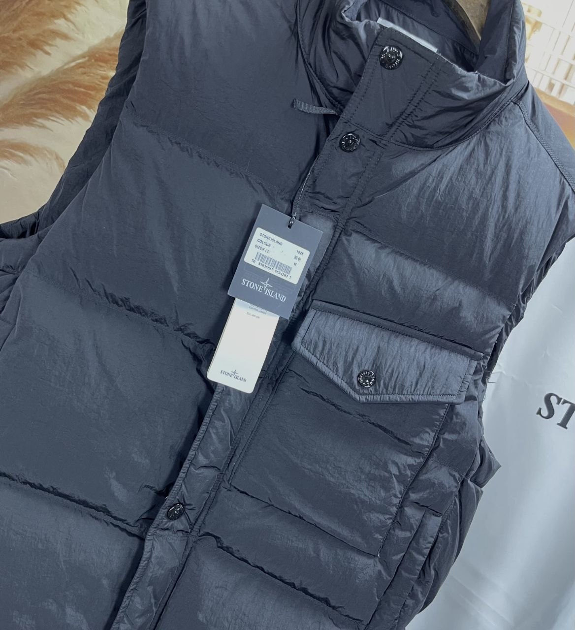 Stone 1sland Down Vest — Grey image 2
