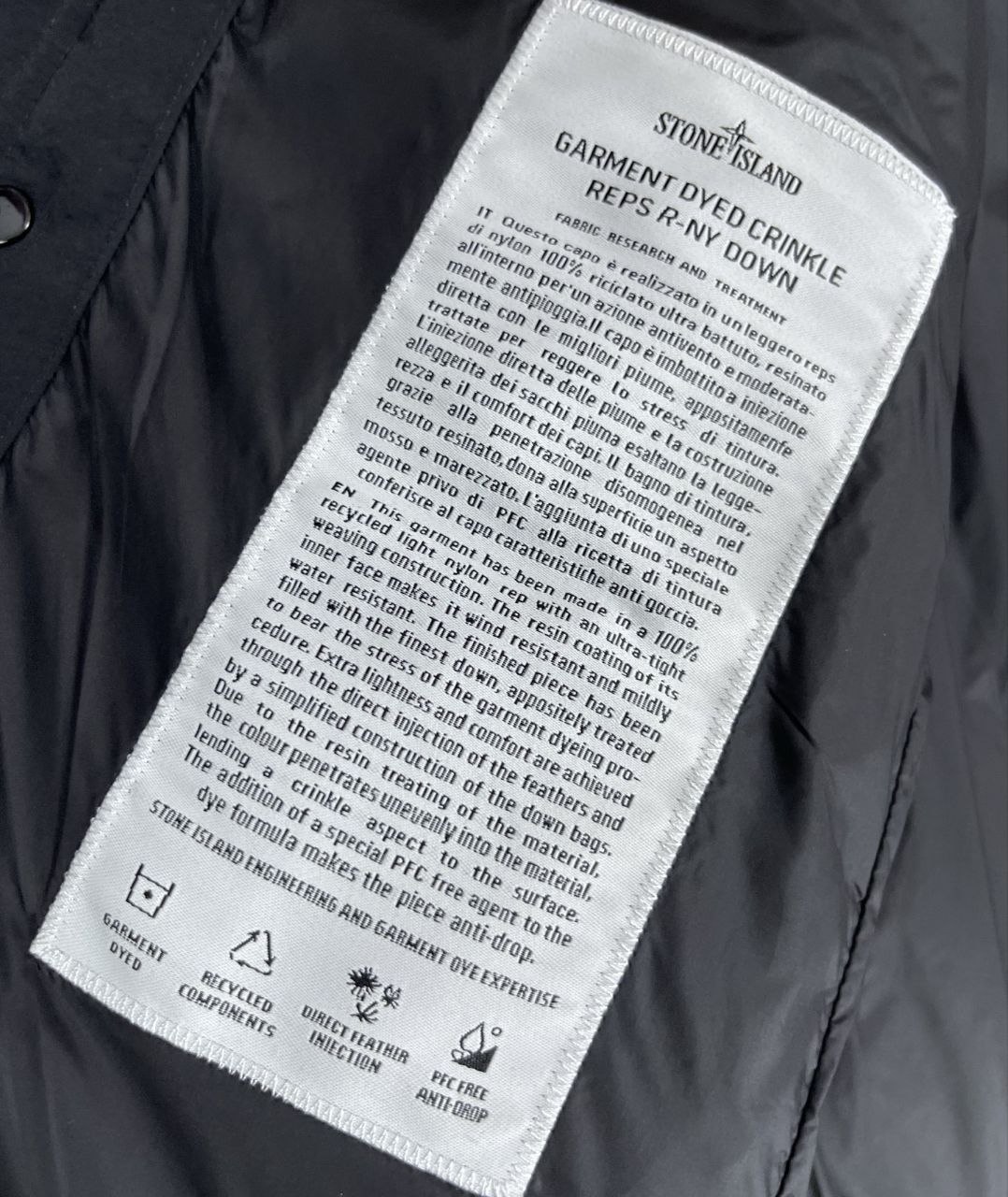 Stone 1sland Down Vest — Grey image 8