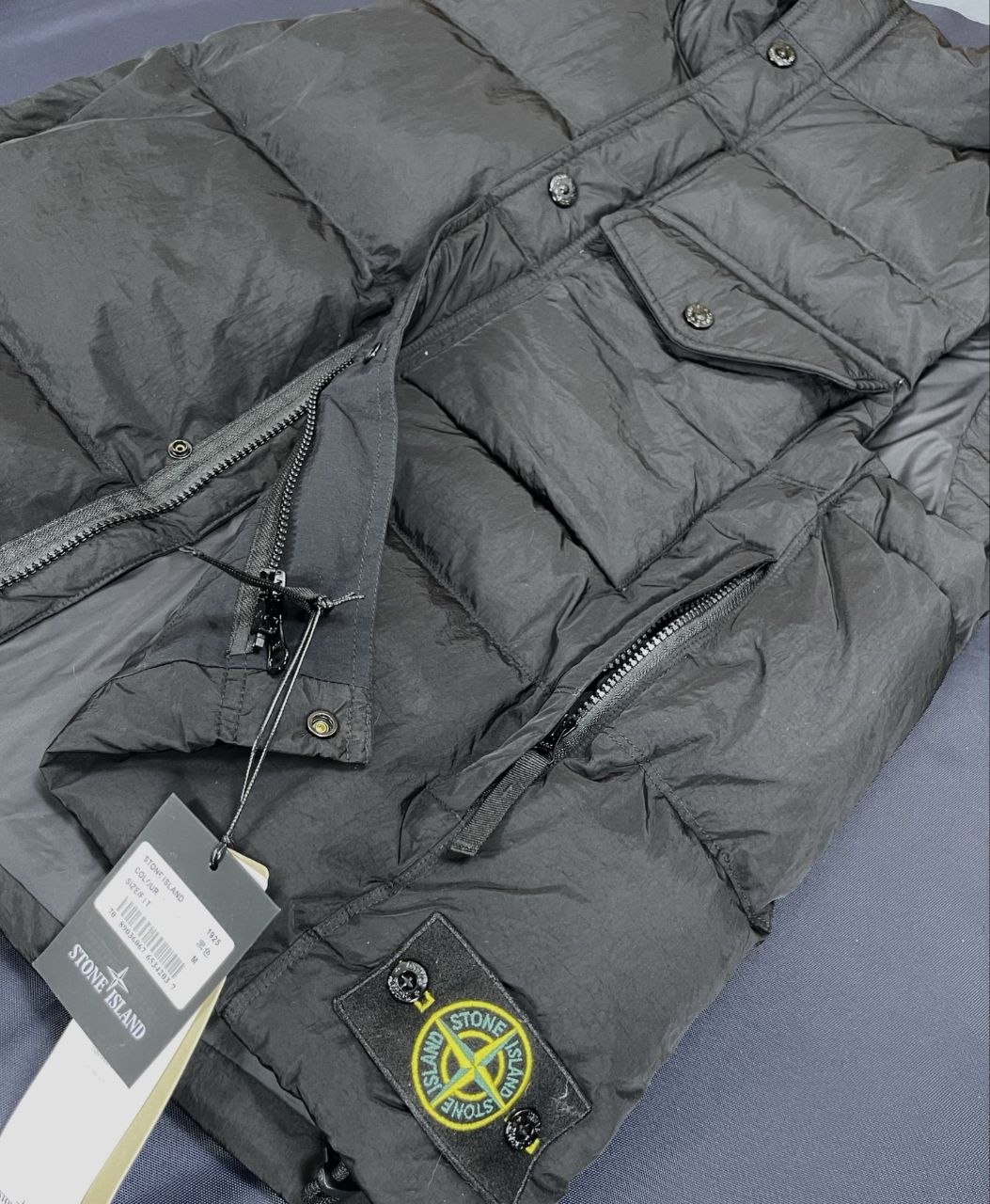 Stone 1sland Down Vest — Grey image 9