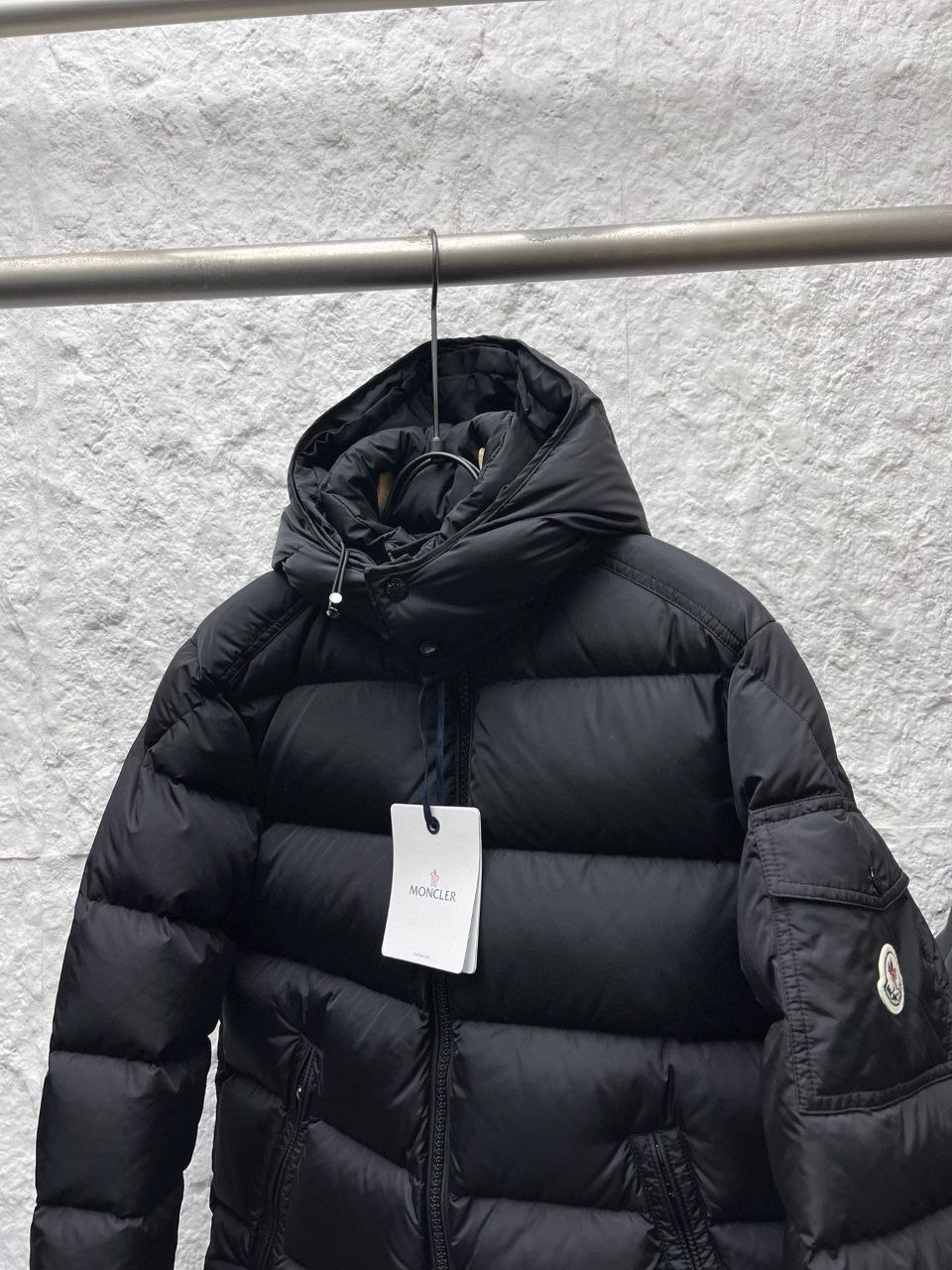 M0ncl3r Down Jacket — Hooded