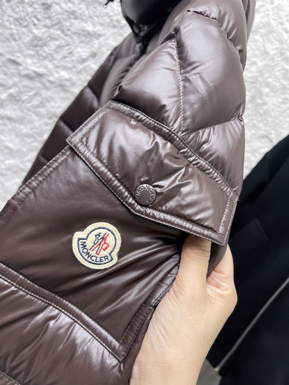 M0ncl3r Maya Down Jacket — Dark image 7