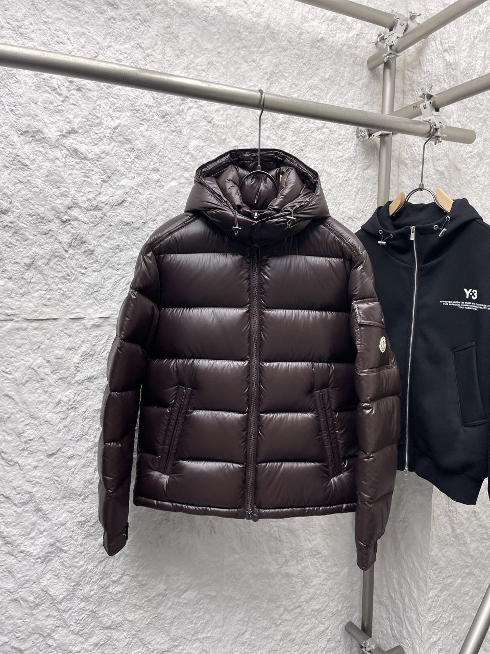M0ncl3r Maya Down Jacket — Dark image 8
