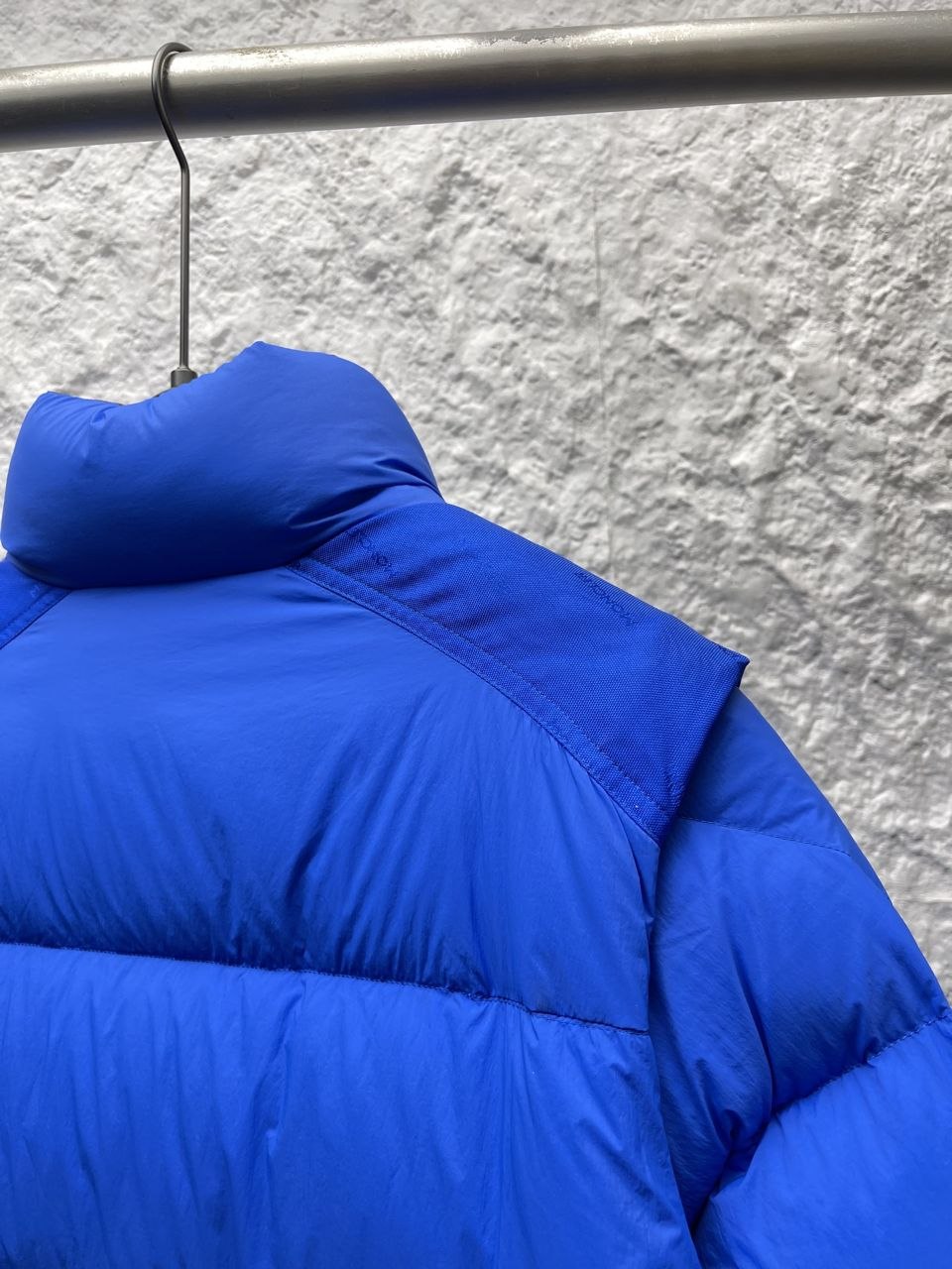 M0ncl3r Reversible Short Down Jacket — Blue image 5