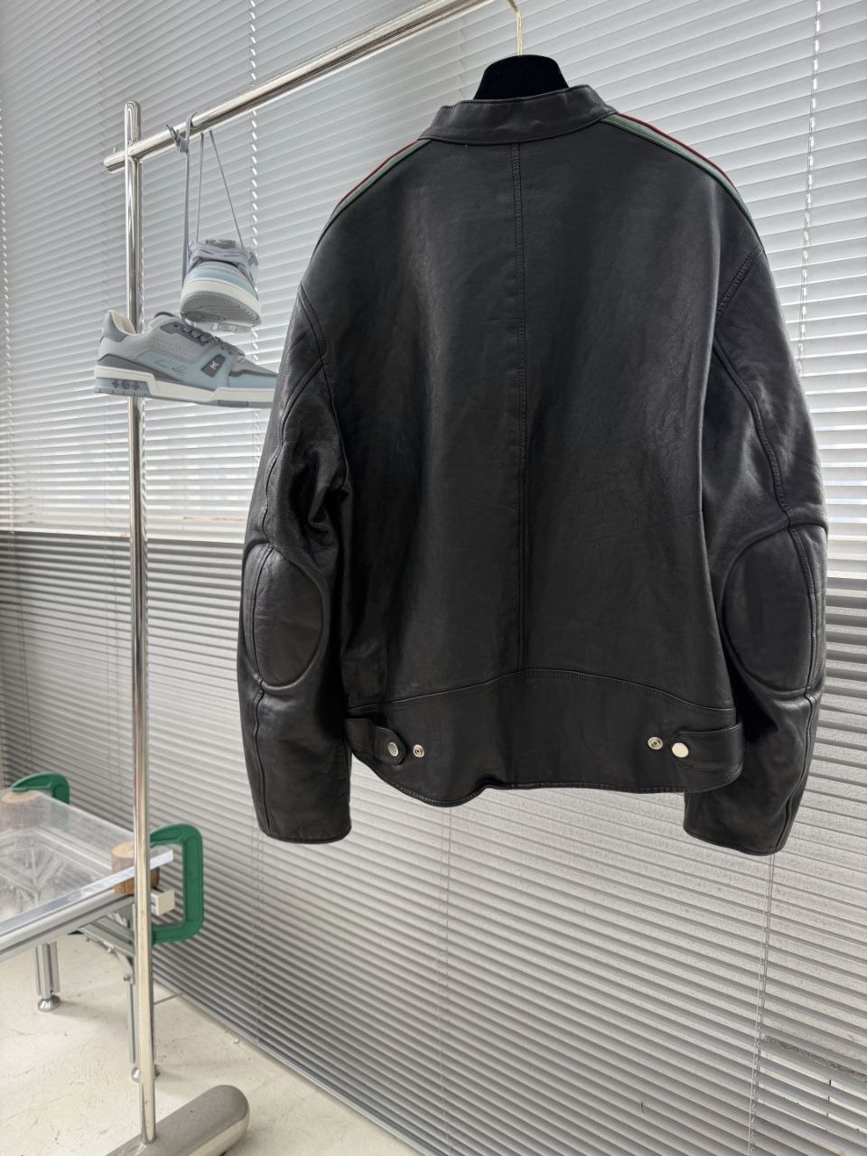 Guc1 Vintage Moto Leather Jacket image 3