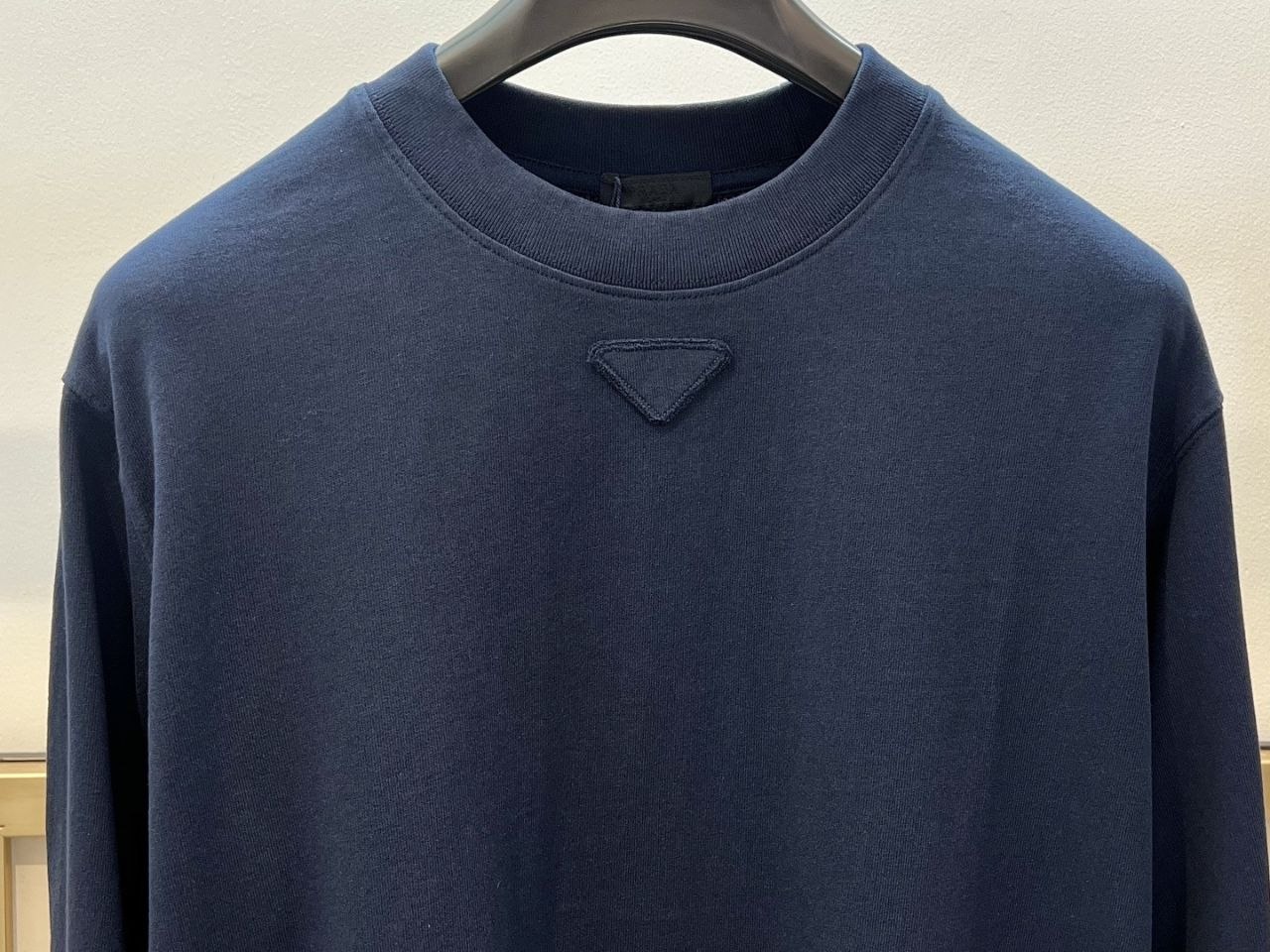 Pr@da Triangle-Logo Long-Sleeve T-Shirt