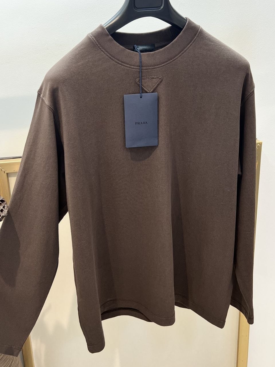 Pr@da Triangle-Logo Long-Sleeve T-Shirt image 7