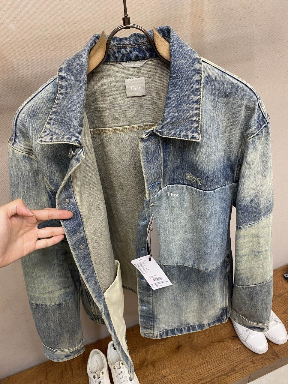 D1or 26FW Distressed Denim Jacket image 4