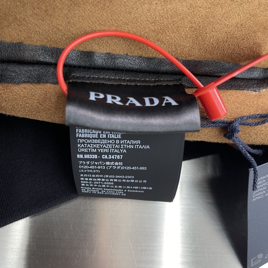 Pr@da Distressed Hooded Leather Jacket image 2