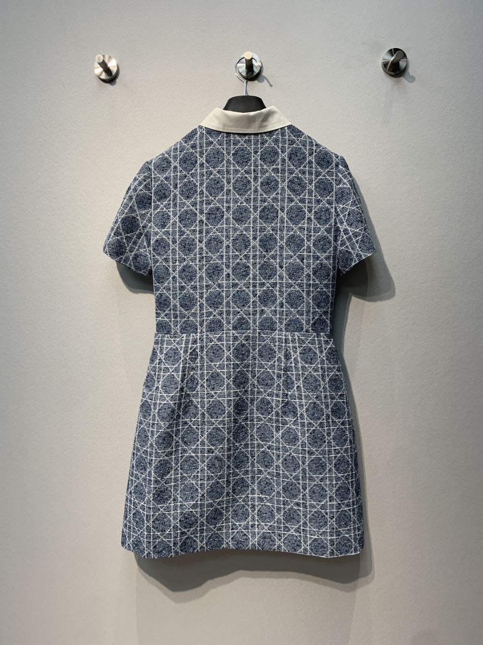 D1or 26SS Blue Check Dress image 6