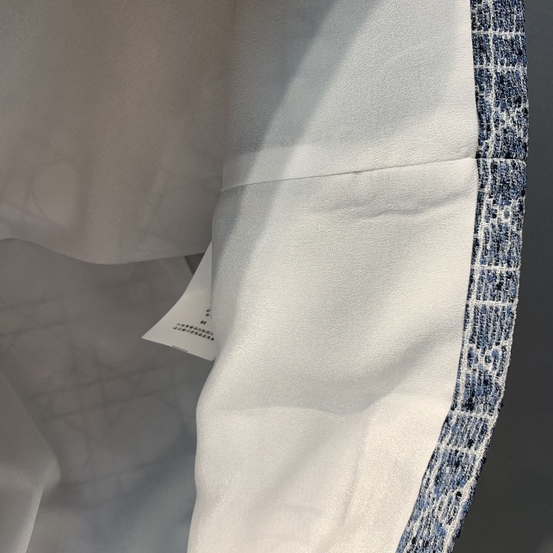 D1or 26SS Blue Check Dress image 9