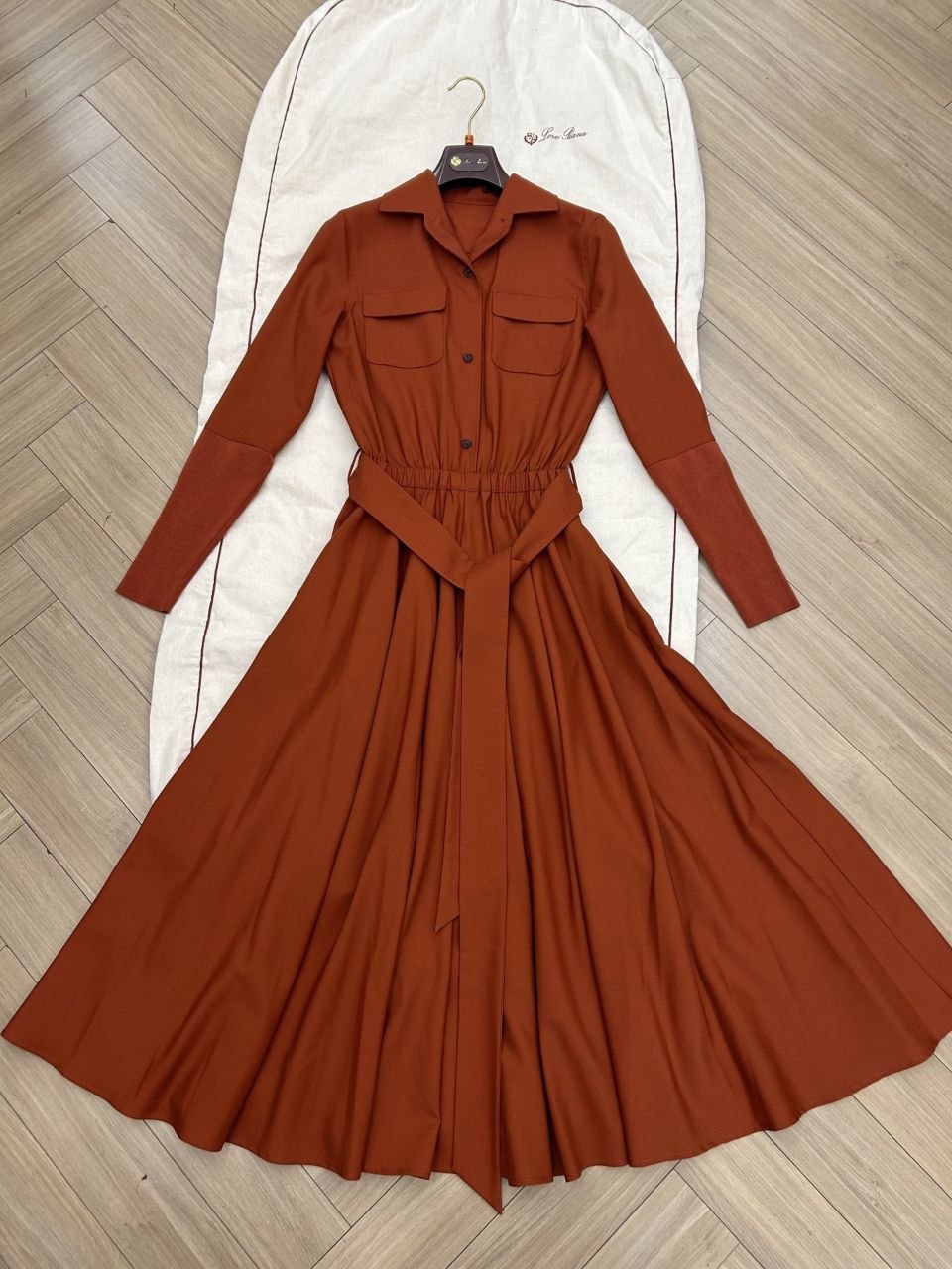 L0r0 P1ana Dress — Rose Red
