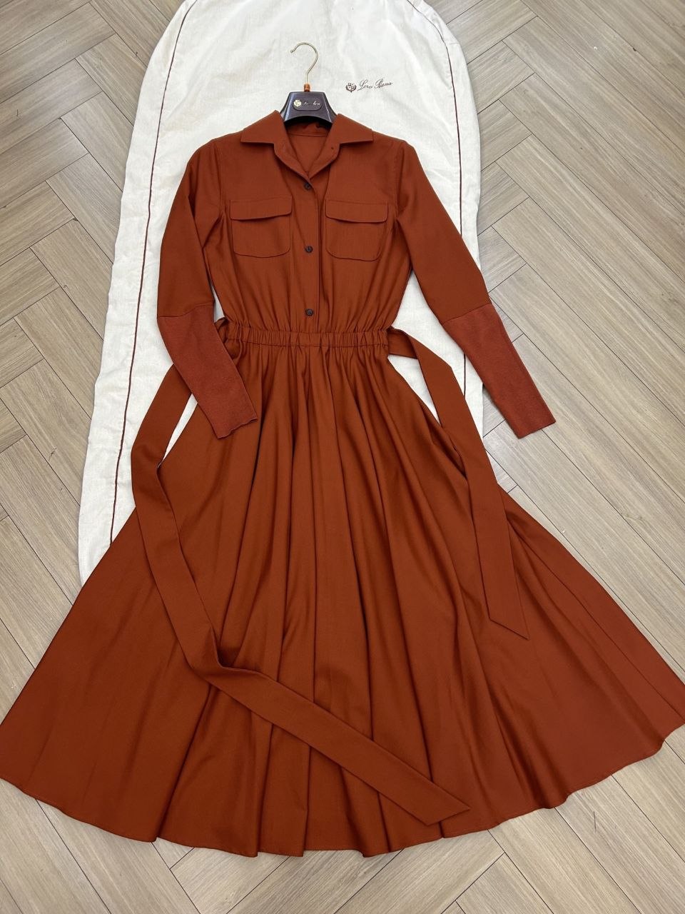 L0r0 P1ana Dress — Rose Red image 4