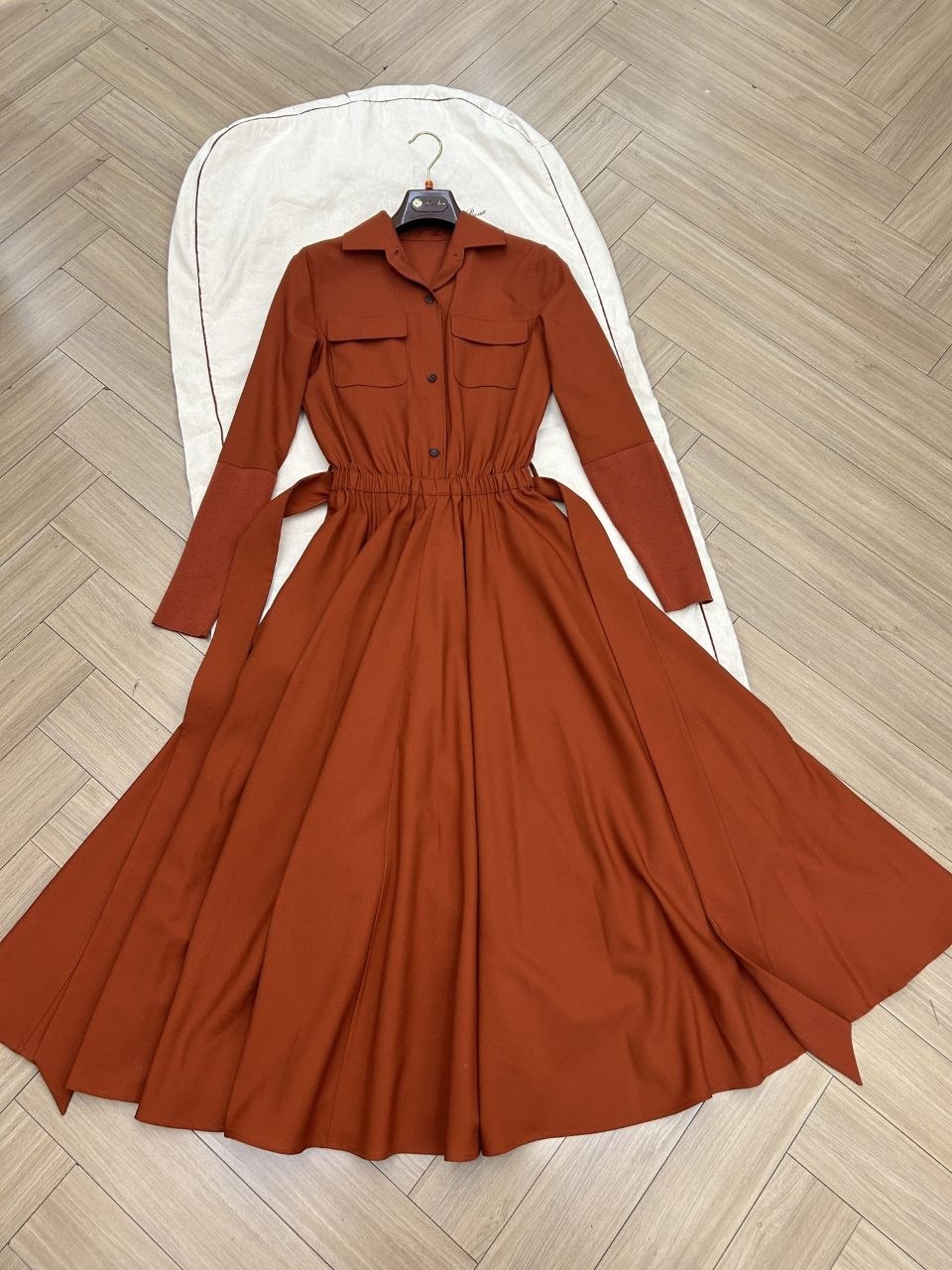 L0r0 P1ana Dress — Rose Red image 9
