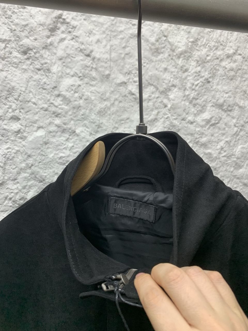 B@lenciaga Suede Jacket image 3