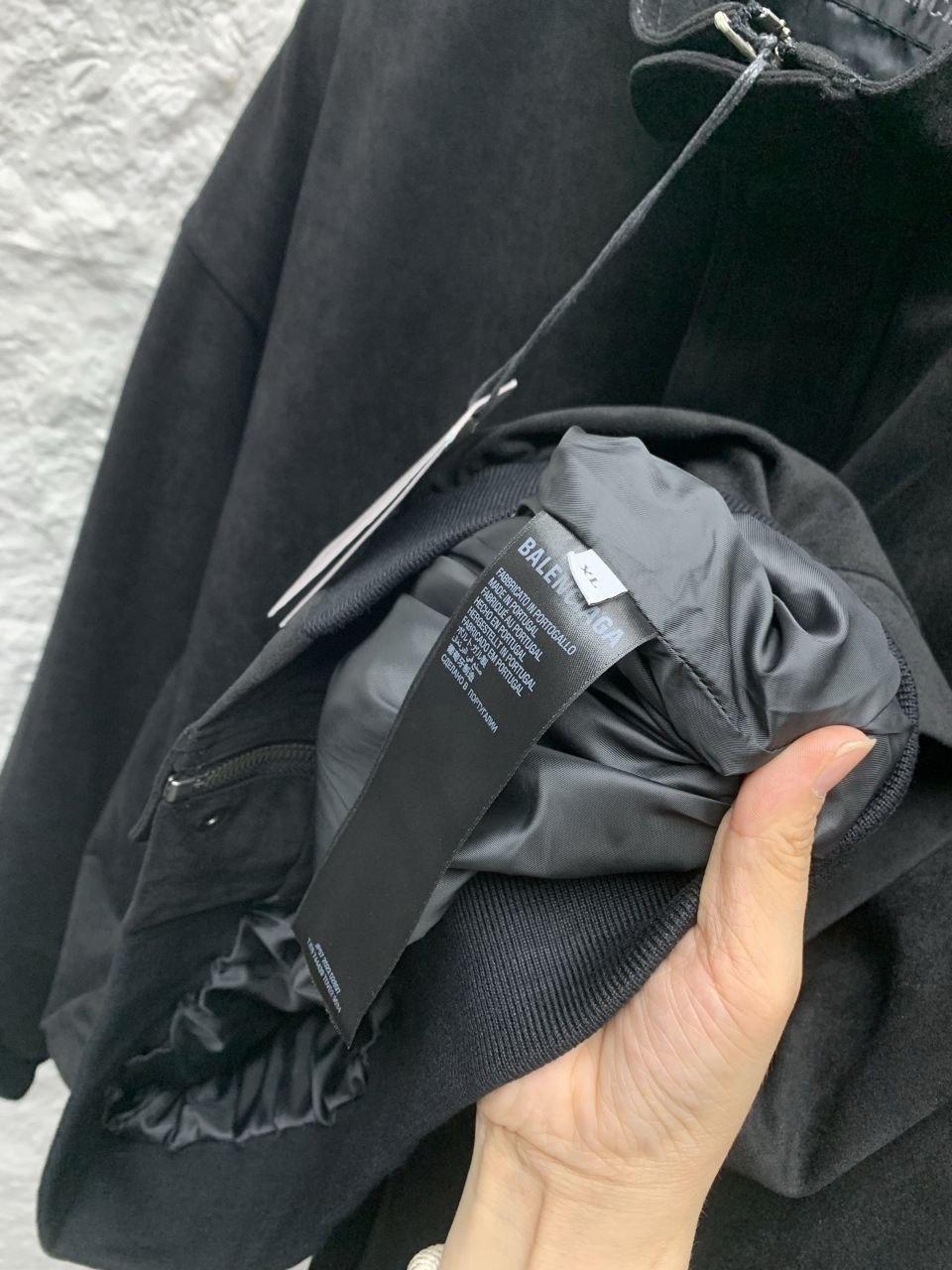 B@lenciaga Suede Jacket image 7