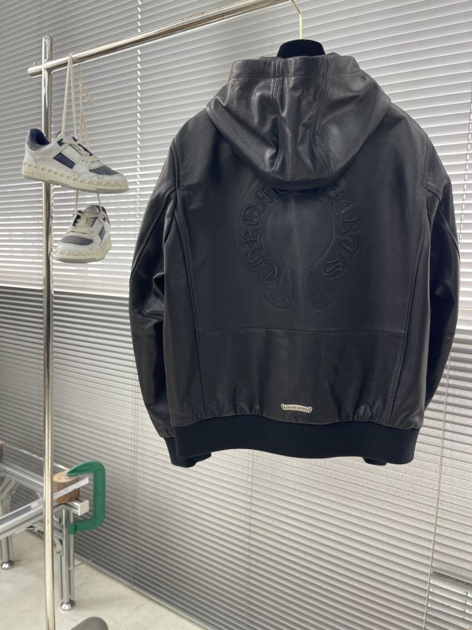 Chr0me H3arts Flame-Vine Leather Jacket image 2