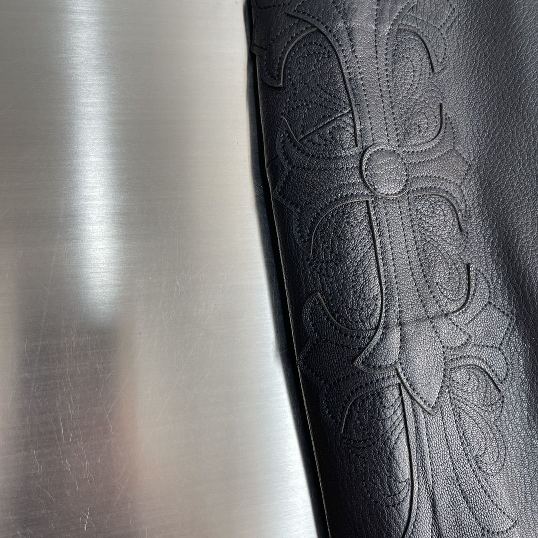 Chr0me H3arts 2-Pocket Leather Jacket image 3