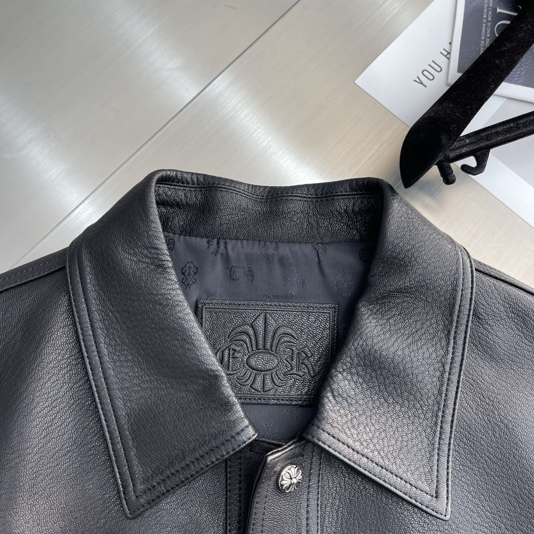 Chr0me H3arts 2-Pocket Leather Jacket image 5