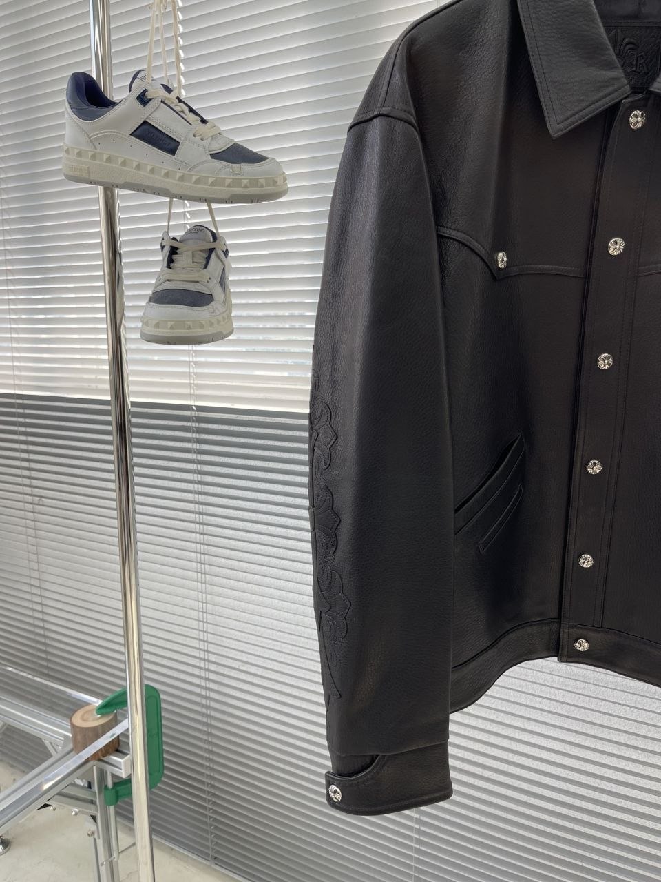 Chr0me H3arts 2-Pocket Leather Jacket image 6