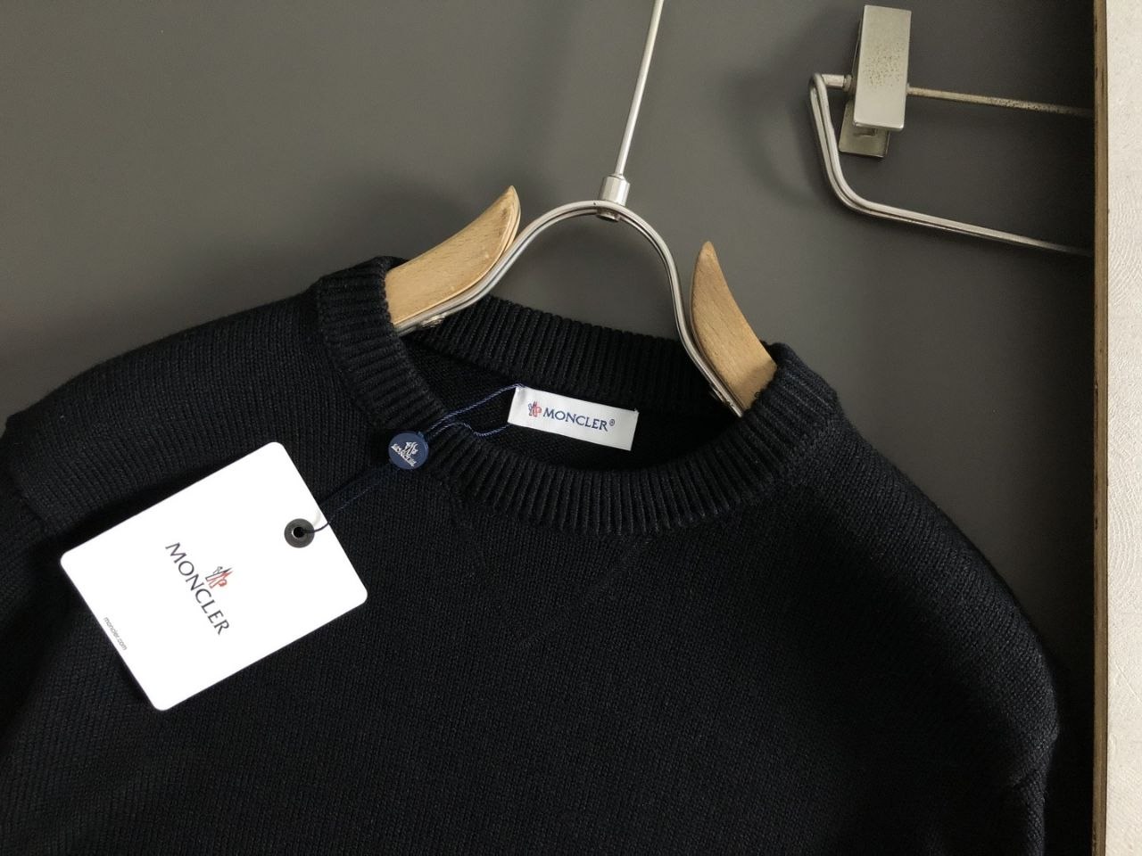 M0ncl3r 26FW Knit Sweater — Black