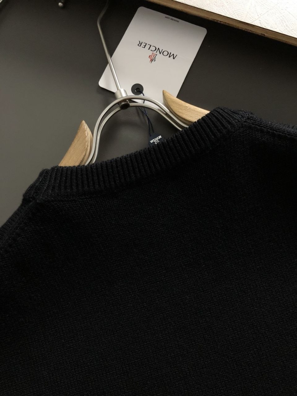 M0ncl3r 26FW Knit Sweater — Black image 5