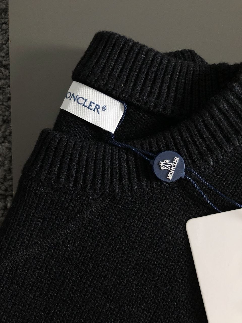 M0ncl3r 26FW Knit Sweater — Black image 7