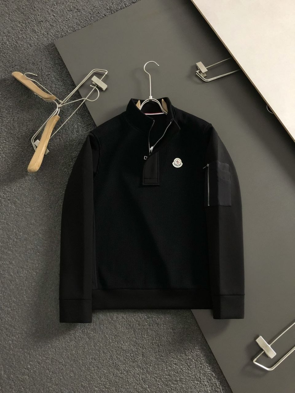 M0ncl3r 26FW Knit Sweater — Beige image 4