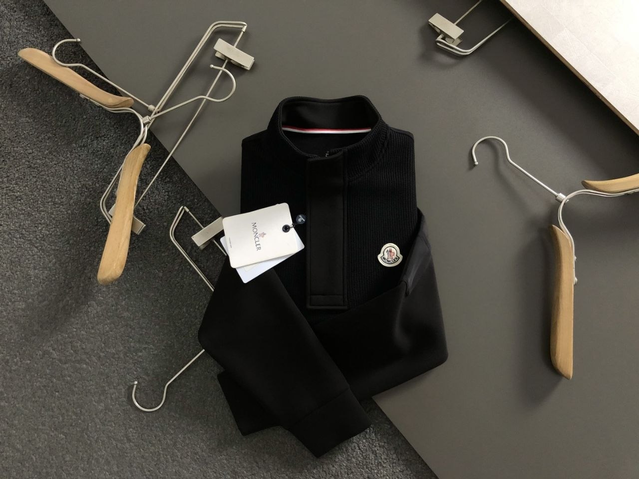 M0ncl3r 26FW Knit Sweater — Beige image 5
