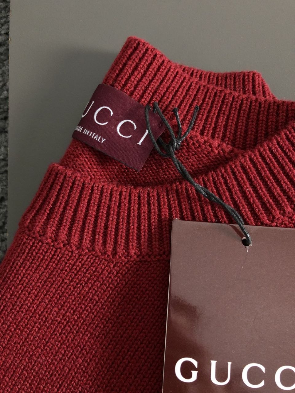 Guc1 Knit Sweater — Red image 4