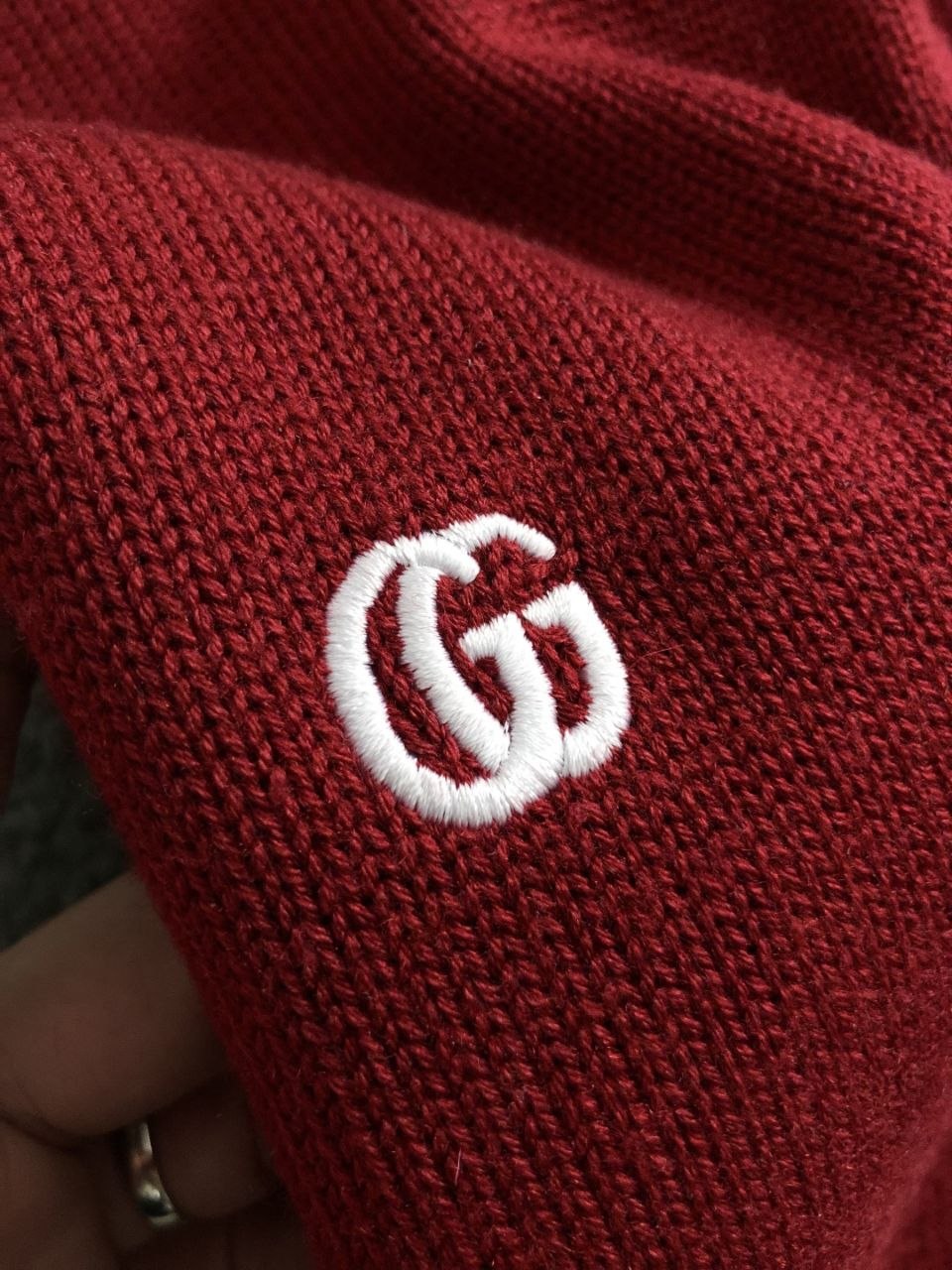 Guc1 Knit Sweater — Red image 5
