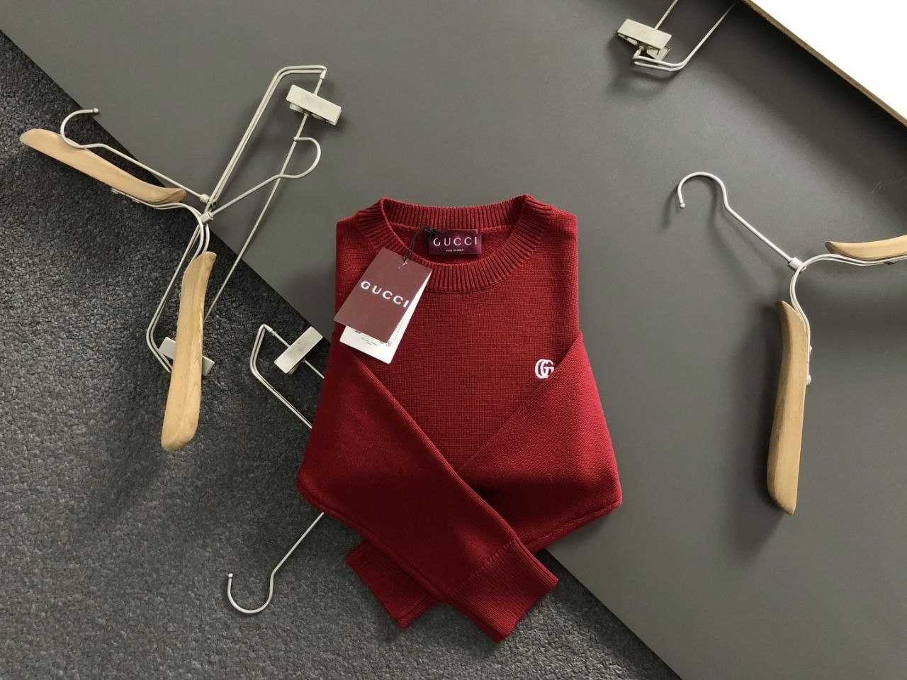 Guc1 Knit Sweater — Red image 6